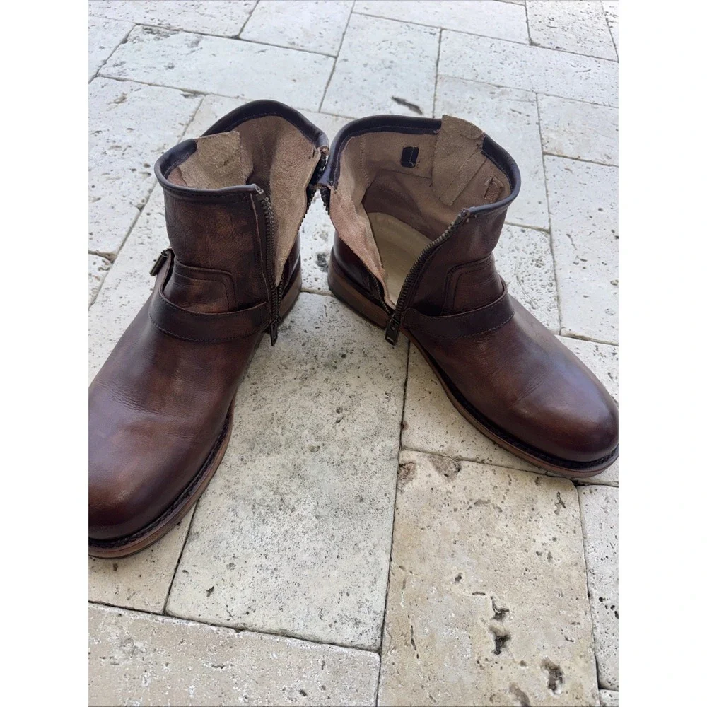 FREEBIRD Railroad Rugged Distressed Full-Grain Leather Boot Size 11